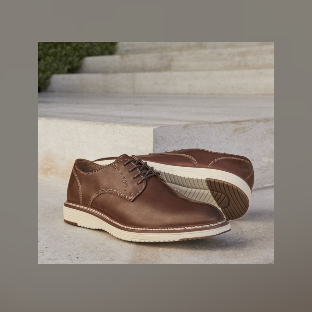 Men's Brown Leather Dress Shoes